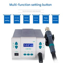 861DW 1000W Soldering Hot Air Heat Gun Hot Air Rework Station Digital Display
