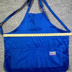 IHOP Restaurant Apron Unisex One Size Blue Polyester Casual Employee Workwear