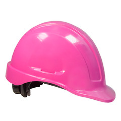 Pink Hard Hat JORESTECH Adjustable Ratchet Suspension Safety Cap Style