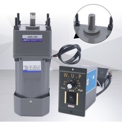 200W 110V AC Gear Motor Electric Variable with Speed Controller Single-phase 20K
