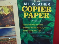 200 Sheets Rite in the Rain All Weather Writing Paper #9511T 8.5 x 11″ Tan New