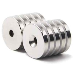 10 25 50 N52 Strong Countersunk Ring Magnets 1″ x1/8 ” Hole Rare Earth Neodymium