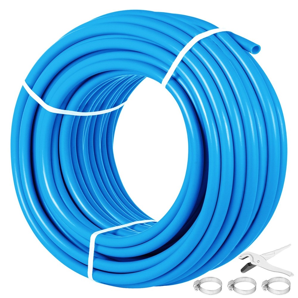 1″ PEX-B Tubing Blue 300ft Non-Oxygen Barrier for Hot/Cold Water & Radiant Heat