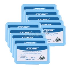 Dental Orthodonic Buccal Tube Roth.022 1st Molar Single Tubes Non-Conv Monoblock