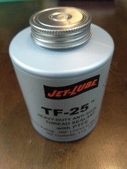 Jet Lube TF-25 Heavy Duty Anti-Seize Thread Sealant With PTFE 1 Lb Brush Cap New