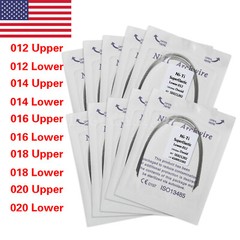 1-200 Packs dental orthodontic super elastic niti round arch wire Upper/Lower ns