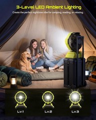 Misting Fan Portable 30L Outside Patios Rechargeable Battery Operated Mist fan