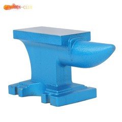 24Lbs Hard Round Horn Forging Tool Cast Iron Anvil Heat Treated Blacksmith Anvil