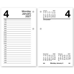 2026 At-A-Glance E717-50 Daily Calendar Refill, 17-Style, 3-1/2 x 6″