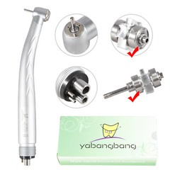 10 Yabangbang Dental Turbine 3 Triple Water Spray 4 Holes High Speed Handpiece