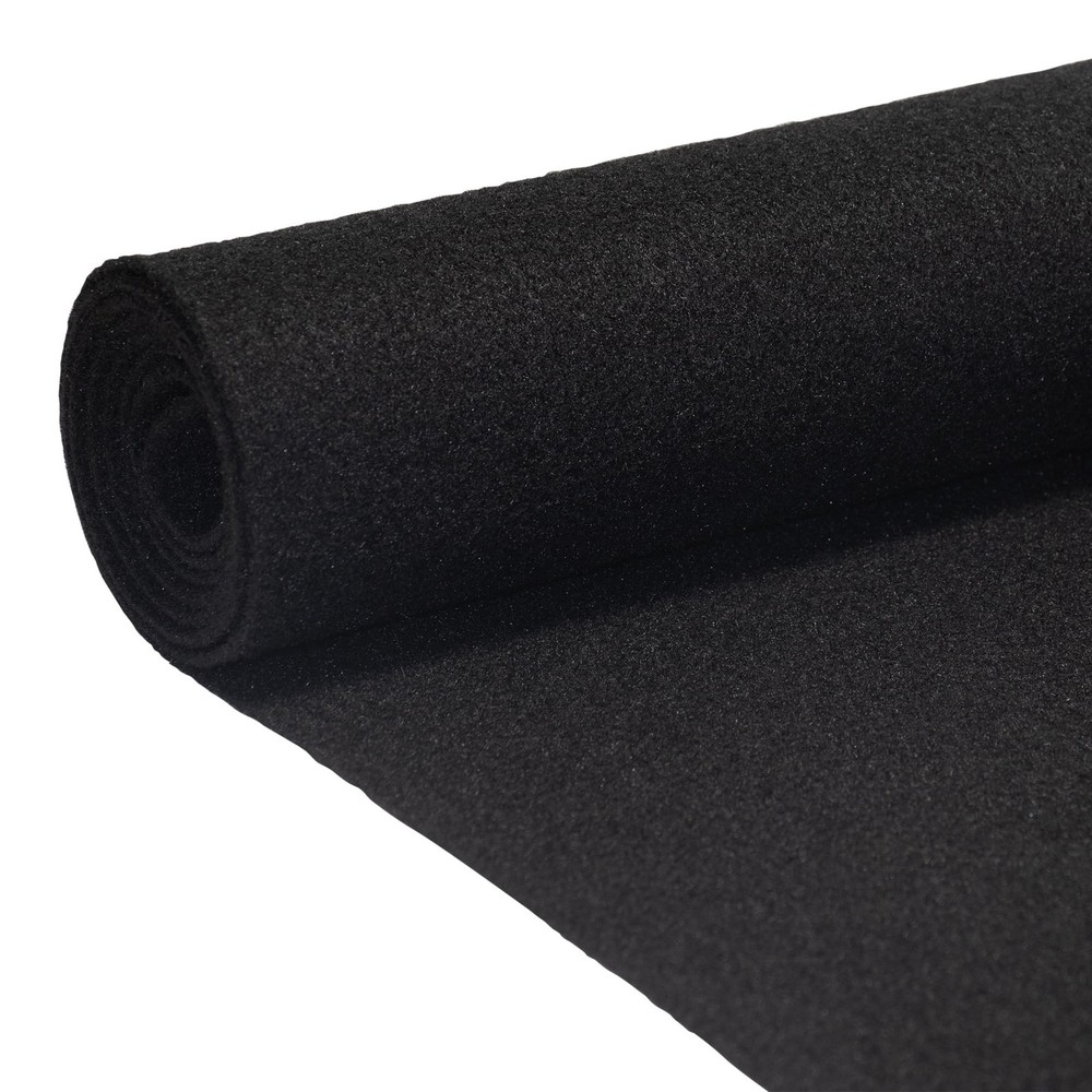 Bbox Black Carpet Non-Woven Fabric | Length: 72 inch (6 ft.), Width: 72 inch …