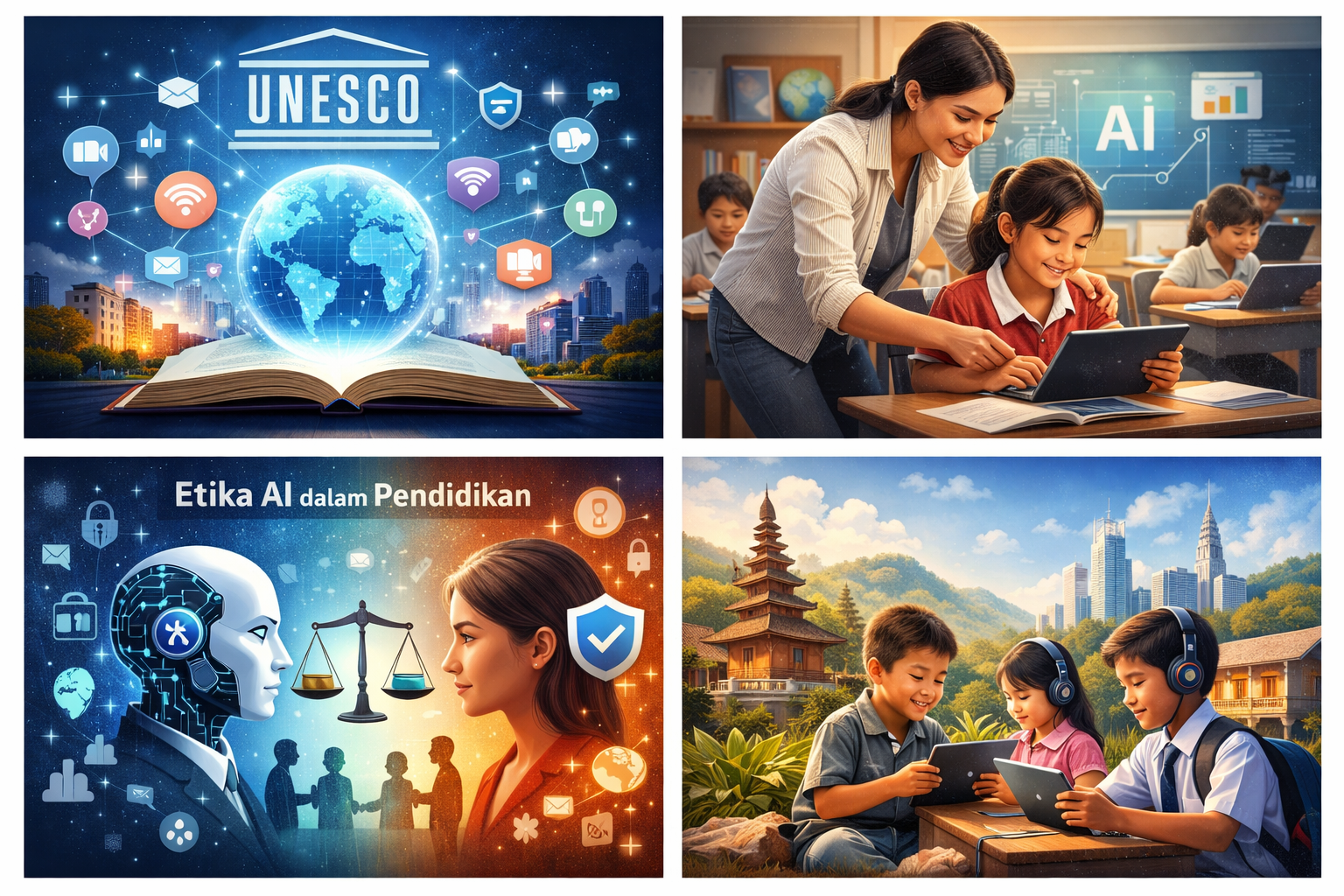 7 Wawasan Penting UNESCO tentang pendidikan dan transformasi digital untuk Masa Depan Belajar | dosenonline.com
