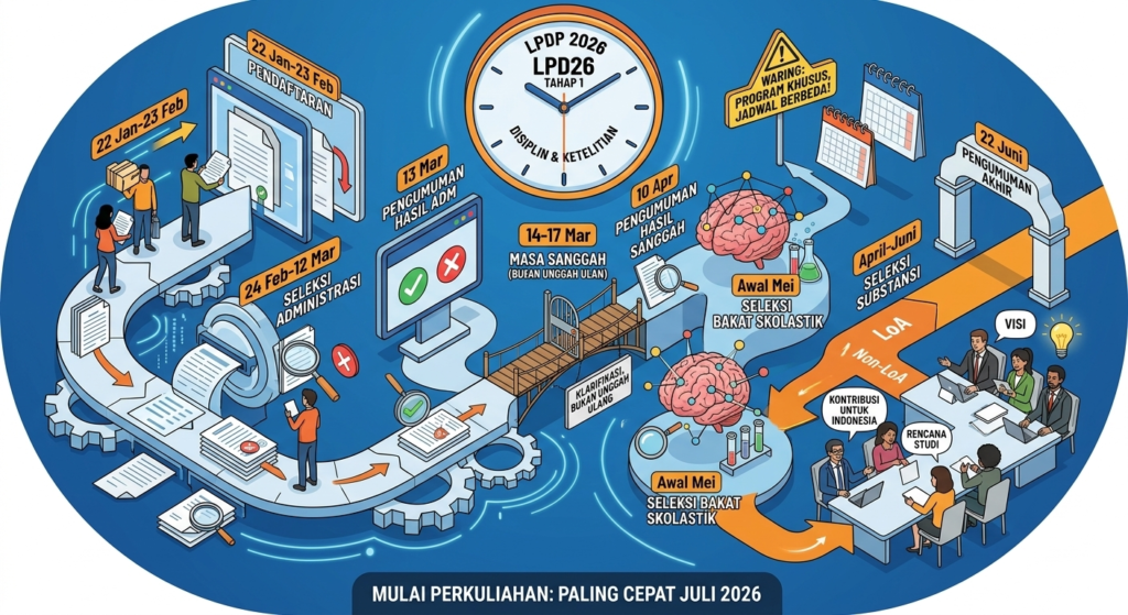 LPDP 2026 Tahap 1: Jadwal, Sanggah, dan Tahapan Seleksi Terbaru