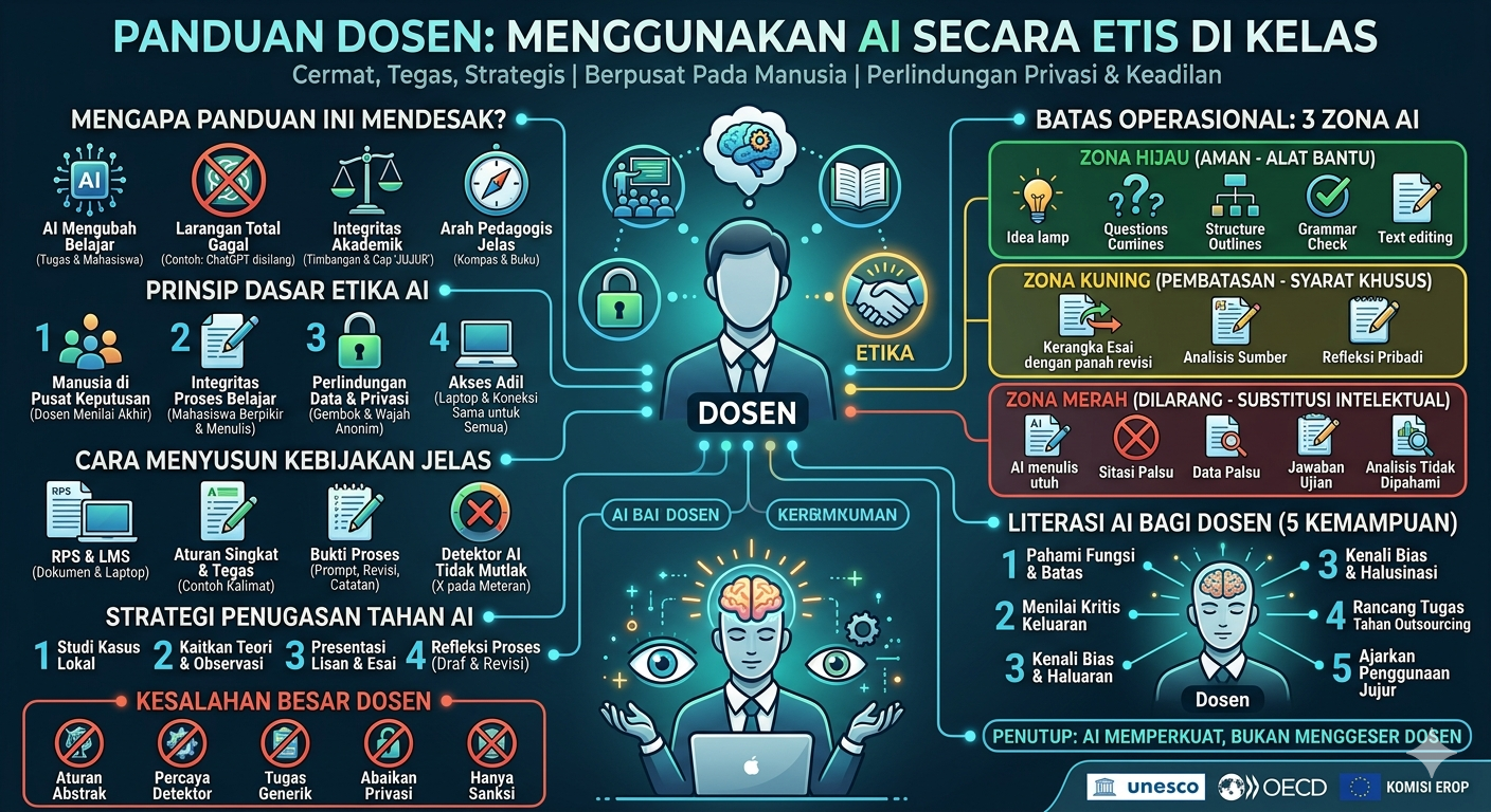 Panduan Dosen Menggunakan AI secara Etis dalam Perkuliahan | dosenonline.com